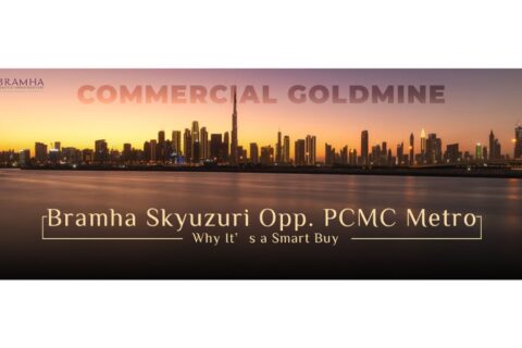 Commercial goldmine - Bramha Skyuzuri Opp. PCMC metro why it's a smart buy